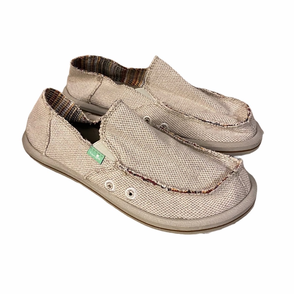 Sanuk Sidewalk Surfer Shoes Youth size 4